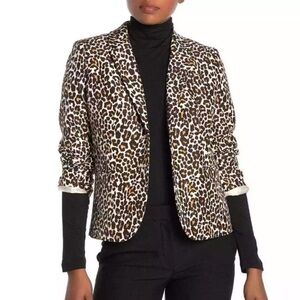 50% OFF J. Crew Leopard Print Schoolboy Women’s Blazer
